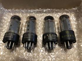 3226237-3 Scott Mint Vacuum Tubes Set Of 3 And One 1 759 Tube