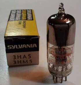 3ha5-3hm5 Sears Electronic Tube 3ha5 3hm5 Vtg Nos Nib Rare Vhtf Usa Sylvania Box