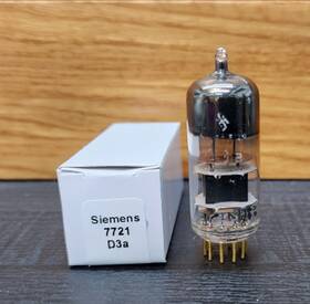 7721-d3a Siemens 1- 7721 D3a Vacuum Tube Gold Plated Pins Triple Mica Tested Strong