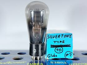 Jrc-46 Silvertone Type 46 Globe Balloon Tested Good Tube