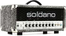 Slo-30-snk Soldano Slo-30 Super Lead Overdrive 30-watt Tube Head - Snake Skin With Metal