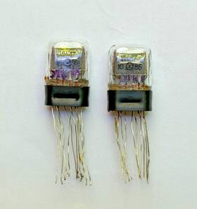 Soviet In17 2 X In-17 -17 Nixie Tubes / Nos Ussr Numeric Display Us Stock