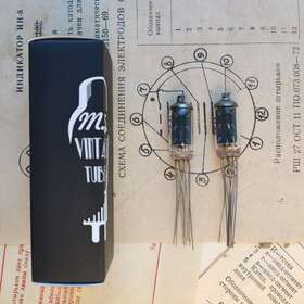 Iv-16 Soviet X 2 Nixie Tube Miniature Numitron New Nos Usa Seller