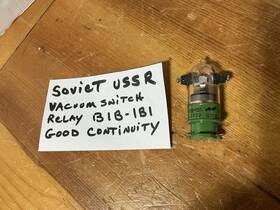 Soviet Ussr B1b-1b1 B1b 1b1 Union Vacuum Tube Relay Spst Switch Antenna Tuner Rf 27v 24v 28v