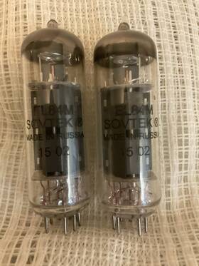 Sovtek T-el84m-sovt-mp El84m Vacuum Tube Matched Pair 24 Hour Burn In