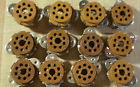 101p01 Spec Eby Military Stock Octal Socket Tube Ts 8 Pin Usa Vintage 12