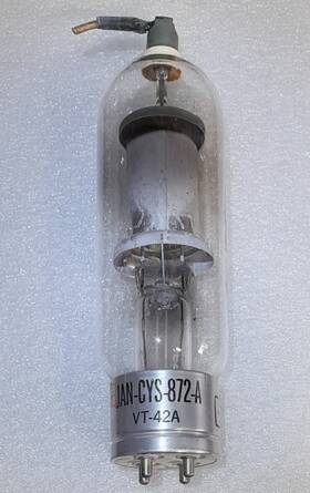 Jan-cys-872-a Sperling Vt-42-a Vacuum Tube Untested But Filament Good