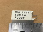 Sqm5wr020f Rga Pc Resistor Wirewound Ohm Ceramic