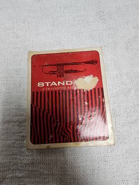 Sr-f415 Standard 6 Transistor Mini Radio Original Box And Headphone Works