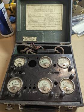 5606-r522 Sterling 1928 Vtg R-522 A.c. D.c. Vacuum Tubes Radio Tube Tester Parts Only