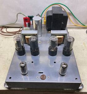 Asr-120 Stromberg Carlson Vintage Vacuum Tube Power Amplifier 2 Channel 6v6 7199
