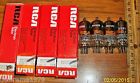 Ec900 Strong Tubes 4 Matched 6hq6 Getter Rca Gray Plate 6hm5 Nos 6ha5