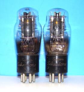 243-43 Super Silvertone No 43 Radio Amplifier Vacuum 2 Tubes Valves Tested St Shape 243