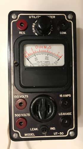 Ut-50 Superior Instruments Co. Vintage Meter - Model