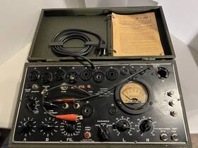 I-177-a Supreme Vintage Signal Corps Tube Tester Military Army