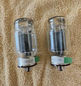Kt88-wc Svetlana Pair Of Used Pulls Winged C Tubes