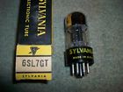 Sylsl7 Sylvania Vintage Black Plate Made In Usa Tested Nos