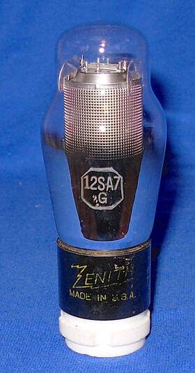 12as7g Sylvania Scarce Good Vacuum Tube Branded For Zenith