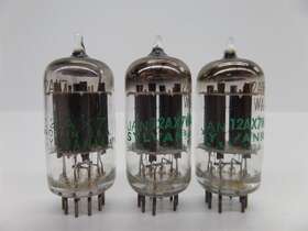 12axwa Sylvania Lot Of 3 Electron Tubes