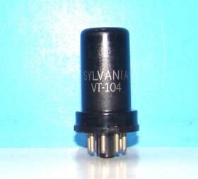 Vt-104 Sylvania 12sq7 Aa5 Amplifier Radio Audio Metal Vacuum Tubes Valves Tested