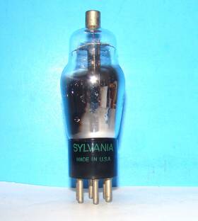 2a6g Sylvania Type No 2a6 Audio Radio Amplifier Vacuum Tube Valve Tested St