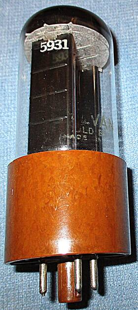 3-mica Sylvania 5u4wg 1 5931 Aka Vacuum Tube - Ruggedized Power Supply Rectifier