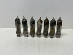 Sylvania 6bg7 7 Subminiature Motorola Vacuum Tube Lot Vintage Radio
