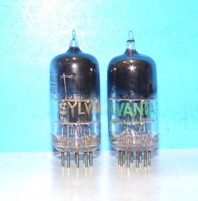 6bz8-6bc8 Sylvania 6bz8 2 Radio Audio Electron Amplifier Vacuum Tubes Valve Tested 6bc8