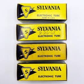 6cb6a Sylvania 6cbga 4 Vintage Electronic Tv/radio Tubes 3gk5 6aq5