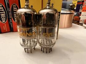 6hd7 Sylvania 2 Triode Pentode Noval Audio Vacuum Tube Nos