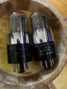Vt-231 Sylvania 6snl7 Pair Nos
