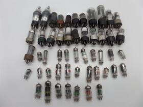 12ax7 Sylvania 6v6gt/12ax7/6e5 Mixed Lot Of 51 6v6gt 6e5 Electron Tubes