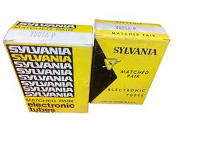 7591a Sylvania 841358102349 Matched Pair 2 Vacuum Tubes - Look New