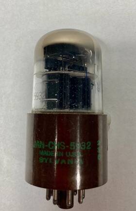 Chs-5532 Sylvania Jan 6l6/5881 Vacuum Tube Tested