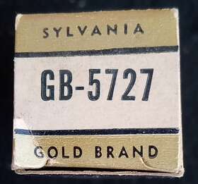 Gb-5727 Sylvania Vacuum Tube Nos