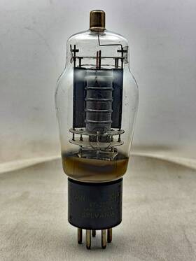 Jan-307a Sylvania 1 Jan 307a Vt-225 Mil Spec Power Tube Clear Glass Tests Nos Tv-7u