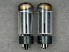 Jan-5u4gb Sylvania Matched Pair Mil Spec Rectifier Tube Codes Strong