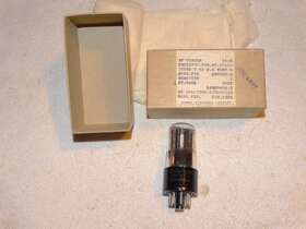 Jan-chs-12sn7gt Sylvania 1 X Tube Super And Balanced 1951 3-hole Bad Boy Nos Nib