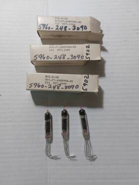Jh-5902 Sylvania 3 Gb Vacuum Tubes Nos Untested Clean And Bright Pins Military