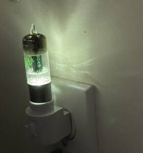 Jhs-6d4 Sylvania Retro Vacuum Tube Night Light Jhs 6d4 Electron