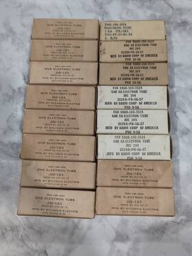Jhs-1r5 Sylvania Jtl-1r5 Lot Of 16 Electron Tube Electric 10