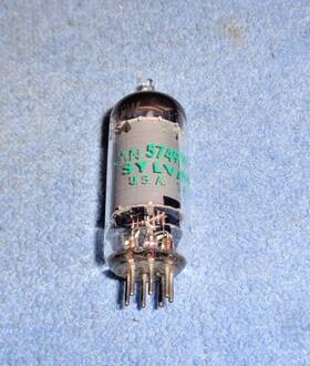 Sylvania - Military 5749w 6ba6w 1 Jan Aka Vacuum Tube - Ruggedized Rf And If Amplifier