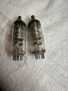 Mt-002 Sylvania 2 1x2b Ix2b Hv Rectifier Tubes Untested
