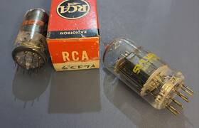 Sylvania/rca 6cf7a Lot Of 2 Vintage 6cf7 / Vacuum Tubes And - Untested