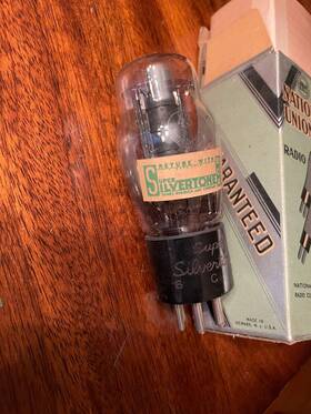 Rca43 Sylvania Nos Nib Rca Radiotron Globe Tube