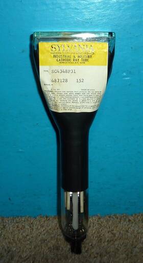 Sc4348p31 Sylvania Type Crt Cathode Ray Tube Guaranteed