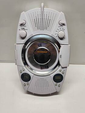 Srs63 Sylvania Model Am/fm Shower Radio With Cd Player