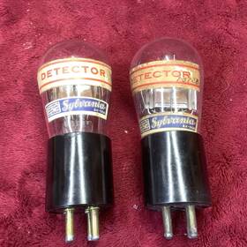 Sx-00-a Sylvania Sx-00a One Pair Antique Radio Vacuum Tube Detector Good Filament