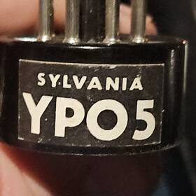 Sylvania Ypo5 Vintage Vacuum Tube Model Mpn Electronic Radio