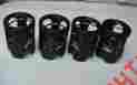 T6-1015-1 Ierc Vintage Heat Dissapating Tube Shields 4 For Short 9 Pin Vacuum Tubes
